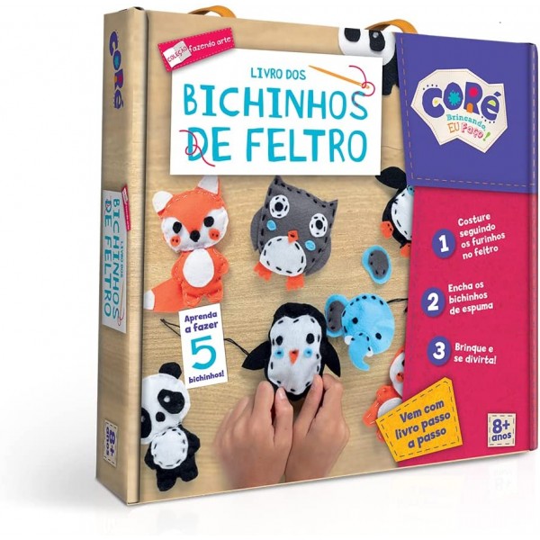 LIVRO DOS BICHINHOS DE FELTRO - FAZENDO ARTE