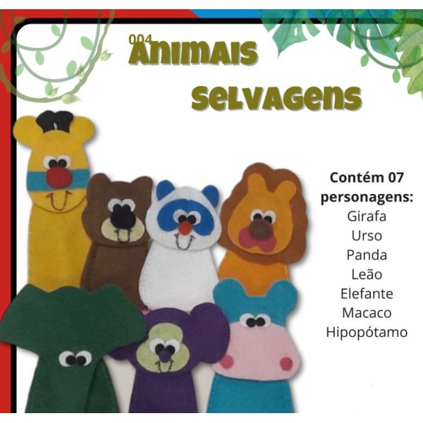 Dedoches Animais Selvagens 