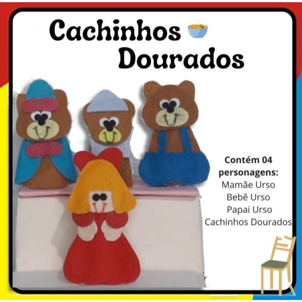 Dedoche Cachinhos Dourados 