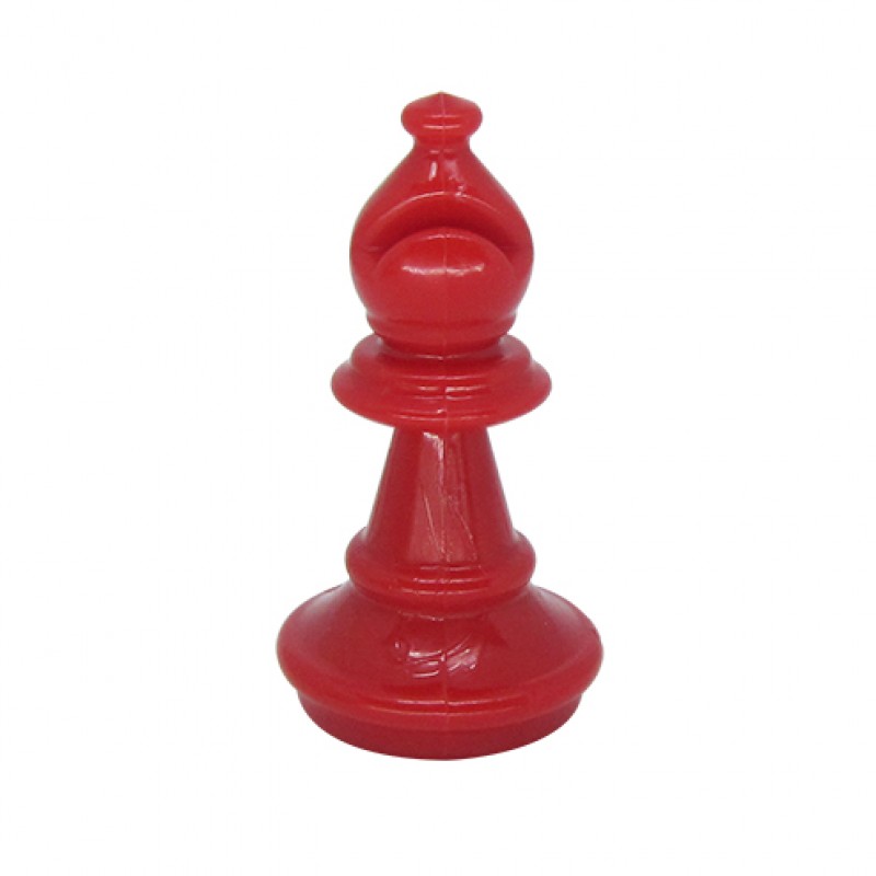 Peões de xadrez e um vermelho
