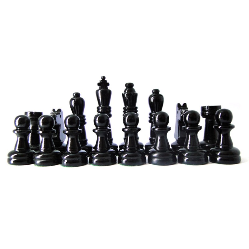 30 peças de xadrez preto e branco de madeira peças xadrez damas