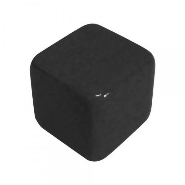 CUBO LISO RESINA PRETO - 20x20X20 mm