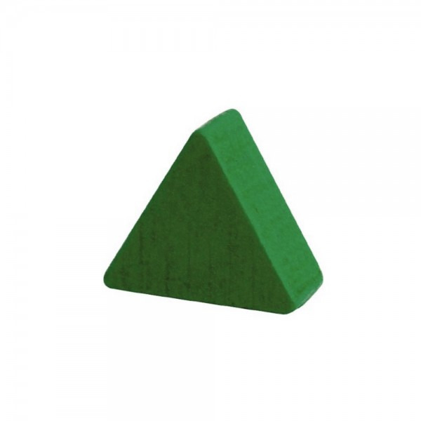 TRIÂNGULO VERDE ESCURO - 14x12x6 mm